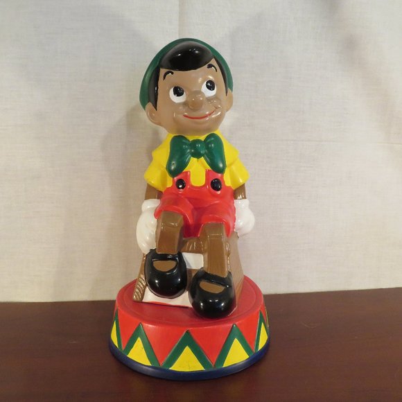 Vintage Ceramic PINOCCHIO Money BANK 10.75" High (71C) - Picture 1 of 5